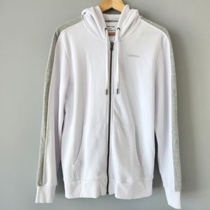 Calvin Klein - Men's White & Gray Hoodie | Size Medium